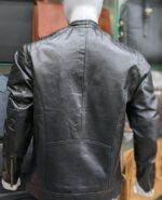 Men's cafe Racer biker style leather jacket